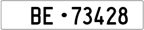 Truck License Plate